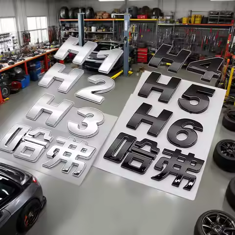 Fit for HAVAL great wall HAVAL letter H1 H2 H3 H4 H5 H6 H7 H8 H9 rear trunk mark refit auto accessor