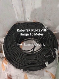 (SR 50 METER) KABEL SR PLN LISTRIK 2X10 Kabel TIC TWIST LISTRIK TWISTED