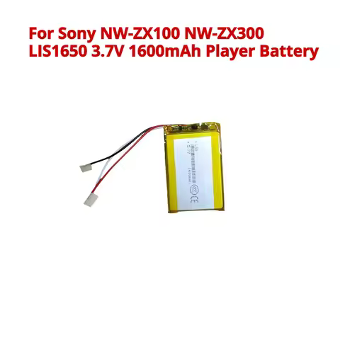 For Sony NW-ZX100 NW-ZX300 LIS1650 3.7V 1600mAh Player Battery