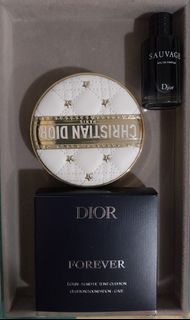 全新連盒Dior 限量版氣墊粉底殼送sauvage 10ml香水小樣