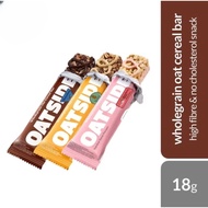 Oatside Wholegrain Oat Cereal Bar Chocolate Strawberry Snack 18g