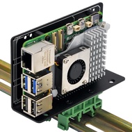 DINレールマウントブラケット Raspberry Pi 1A+ 1B+ 2B 3B 3B+ 4B 5 Zero/Arduino UNO R2 R3 R4 Mega2560 / BeagleBone用