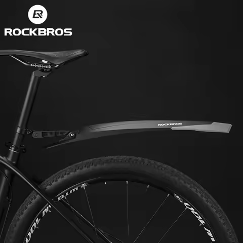 ROCKBROS Fender Mtb Rubber Tail Soft MTB Bike MTB Bike Widen Front Rear Mudguard Adjust Any Angle Fe