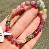 小精品螢光溫柔色彩碧璽水晶7.3-7.7mm16.96g電氣石旺夫石