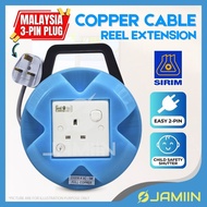 [SIRIM] Extension Plug Wayar Extension Plug 3 Pin Socket Cable Reel Extension Wire Plug Socket Exten
