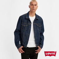 Levis 男款 牛仔外套 / Type 3 經典修身版型 / 黑藍基本款 人氣新品