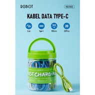 Robot Type C Data Cable Type C Connector Type-C Fast Charging 2.4 Ampere