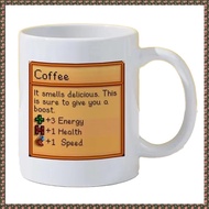 (JPTZ) Ceramic Mug - Cartoon Game Design Coffee Milk Cup High Capacity Ideal Gift for Fans and Birth