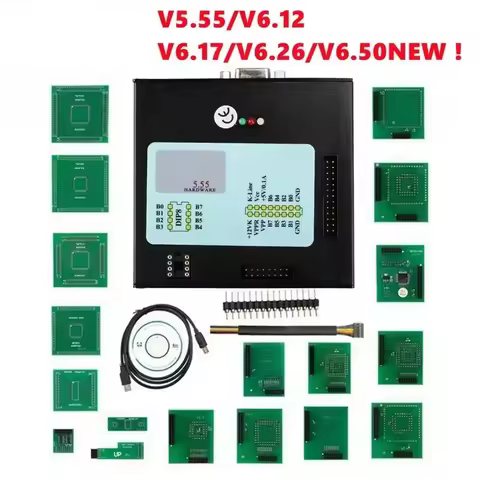 XBD V5.55 XPROG-M V6.50 V6.26 Full Adapter Auto ECU Chip Tuning Programmer Xprog M 5.55 6.12 6.26 6.