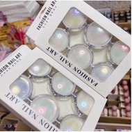 Super pretty 6 jars of pearl mirror clay (with individual cups)