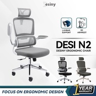 BabyDairy Full Mesh Ergonomic Chair 3D Office Chair With Ergonomic Lumbar Support Computer Chair