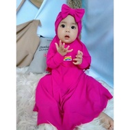 Gamis Hijab Turban Bayi Pakaian Setelan Baju Anak perempuan Bayi & Balita (0-2 Tahun) Millo