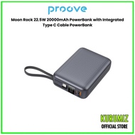 PROOVE Moon Rock 22.5W 20000mAh PowerBank with Integrated Type C Cable PowerBank