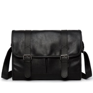 กระเป๋าสะพายข้างหนังสไตล์ย้อนยุคสำหรับธุรกิจเบาๆ กระเป๋าสะพายข้างแฟชั่นสำหรับผู้ชายสำหรับใส่ iPad กล