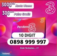 Ready Perdana Cantik TRI 10 Digit