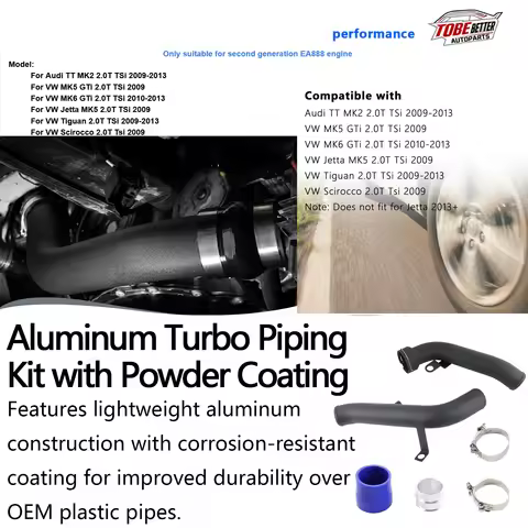 Intake Intercooler Charge Pipe for 2009+ VW Golf GTI / SCIROCCO Passat B6 / Audi TT / A3 MK6 MK5 CC 