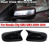 2009-2014 Honda City GM2 GM3 OX Horn Rearview Side Mirror Cover Exterior Wing Door Housing Cap