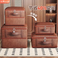 Leather Quilt Storage Bag, Duvet Down Jacket Storage Bag, Extra Large Capacity Thickened Travel Case