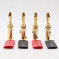 鍍金香蕉頭 HiFi 音響香蕉頭【川木】全新現貨【P128】無氧銅