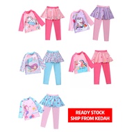 Unicorn MermaidBaby Swimming Suit Kids Girl 2 Piece Swimsuit Muslimah Swimwear/ Kanak Kanak Baju Ren