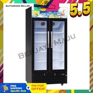 Meck 650L 2 Door Showcase Upright Chiller MC-650 / Trio 538L 2 Door Upright Chiller TDC-538