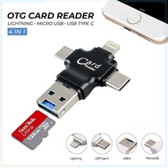 Y-disk Card Reader 4in1 USB 3.0 Micro Type C Lightning OTG MicroSD - CR125