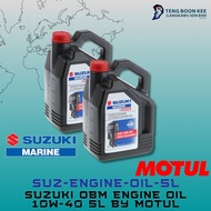 Suzuki Marine 4-Stroke Engine Oil SAE 10W-40 5L By MOTUL