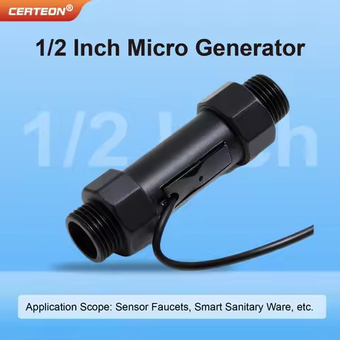 Micro Hydroelectric Generator G1/2 Thread M6 Connector 5V 0.5W Tap Water Turbine Self-Powered Flow S