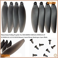 ELAINE Folding Propeller Blades, Plastic 58mm/66mm Remote Control Drone Parts, Universal Black Quadc