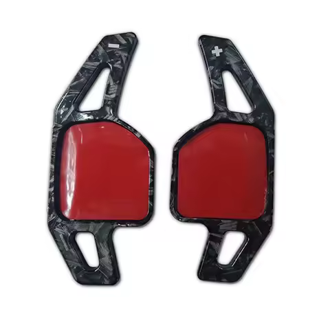 2Pcs for Audi A3 A4L A5 A6L A7 A8 S3 S5 SQ5 RS3 R8 Q3 Q5 Q7 S6 S7 Car ABS Gear Shift Paddles Steerin