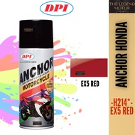 ANCHOR H214* H214 EX5 Red EX5 Merah Motorcycle Series Can Spray Paint Cat Spray Tin 100% Original Ho