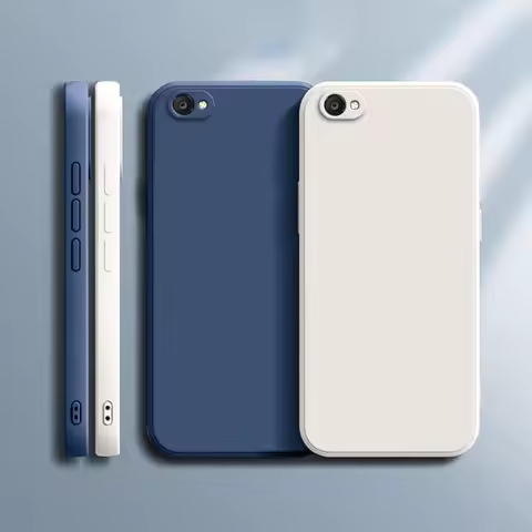 Square Case for iphone 6 6s High Qualtiy Fundas For iphone 6 Plus Square Liquid Silicone Luxury Came