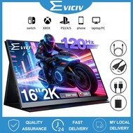 EVICIV Portable Monitor 120Hz/144Hz/240Hz/2K/2.5K 16 Inch Gaming Monitor With Vesa HDMI For Switch/P