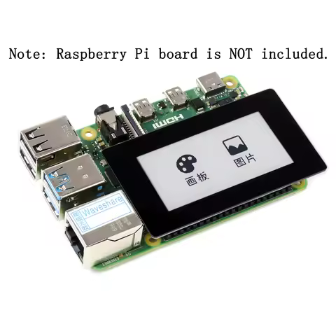 2.9inch Touch Screen E-Paper E-ink HATs for RasPi RPI Raspberry Pi 0 Zero 2 W 3B 3 Model B 4 5 Displ
