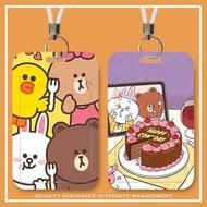 line friends 卡套 卡片套 八達通套 兔仔 pass套 證件套 收納袋 身分證套 多用途 brown choco 熊大 兔兔 雞仔 鴨仔 sally 公仔 生日禮物 送禮 家居 日用品 c