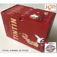 Clearance sales! [E34] The Adventure of TinTin Collection Box ***Total 8 books with 22 TITLES*** (de