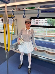 Pomelo. ♥ Hello Kitty กระโปรงทรงบับเบิ้ล / Pomelo. ♥ Hello Kitty Bubble Skirt