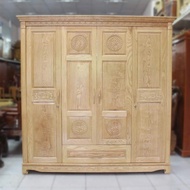 [HCM]Tủ quần áo gỗ sồi 4 cánh - MS04