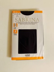 日本製 Gunze Sabrina 黑 絲襪