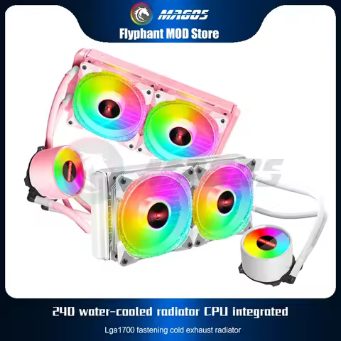 240mm CPU Integrated Water-cooled Radiator For Intel LGA1700 1200 1151 1155 1150 1366 2011 AMD AM3 A