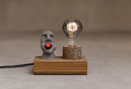 曙MUSE 摩艾開關木紋桌燈 LED燈 鎢絲燈泡 USB燈 擺飾