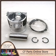 4PCS Piston & Ring Kit for Caterpillar CAT Engine C3.3 C3.3B