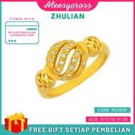 [RG5020] Cincin BEBOLA ZHULIAN Gold Plated Ring Jewellery Cincin Zhulian Original Zhulian Ring