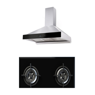 TEKA เครื่องดูดควัน รุ่น DBW 90 TO แถม เตาแก๊สฐานกระจกนิรภัย 2 หัวเตา รุ่น GT LUX 78 2G AI AL 2TR