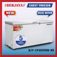 Berjaya Premium 425L Dual Chest Chiller &amp; Freezer BJY-CFSD500B-R6 (White) 5 YEARS Compressor warranty