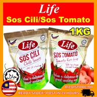 Sos Cili Life  Dan Sos Tomato Life 1 Pack 1KG