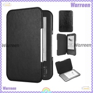 WARREEN Folio Cover, Anti-fall 6 inch E-Reader , Shockproof Leather Microfiber Lining Back Cover for