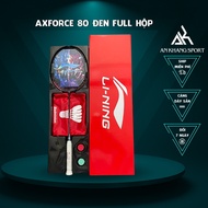 Lining Axforce 80 Badminton Racket Full Box - Pre-Stretched 11kg, Max 13.5kg (Including 5 Accessorie