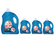 [ยกลัง4แกลลอน] hygiene ไฮยีน เอ็กซ์เพิร์ทแคร์ น้ำยาปรับผ้านุ่ม สีอควา(ฟ้า) กลิ่น ซันคิส บลูมมิ่ง 350