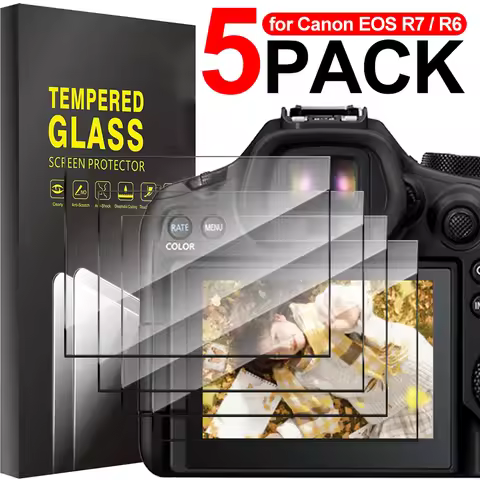 Tempered Glass Camera LCD Screen Protector for Canon EOS R7/R6 Mark III/EOS R6 Mark II/EOS R6 Protec